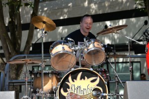 Drummer with Down syndrome at ADA event