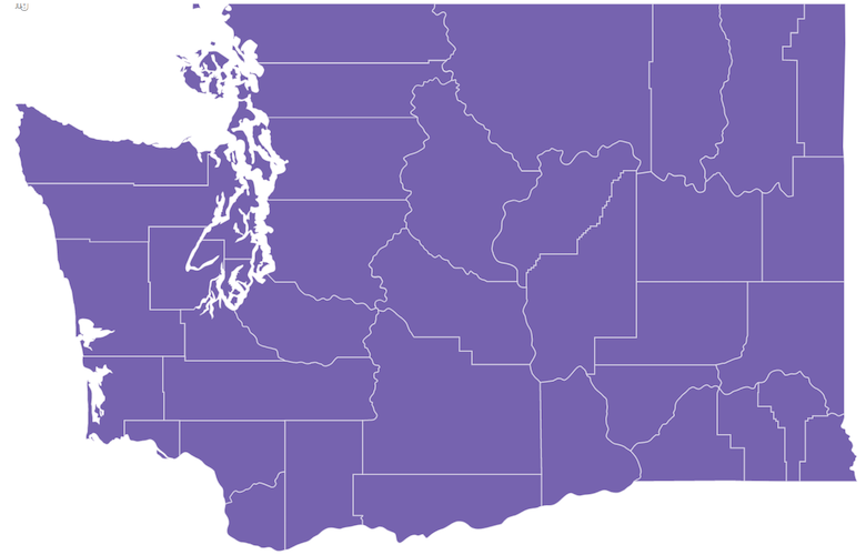 Map of Washington State