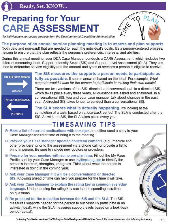 Screen shot of the PDF version of the article on CARE Assessment