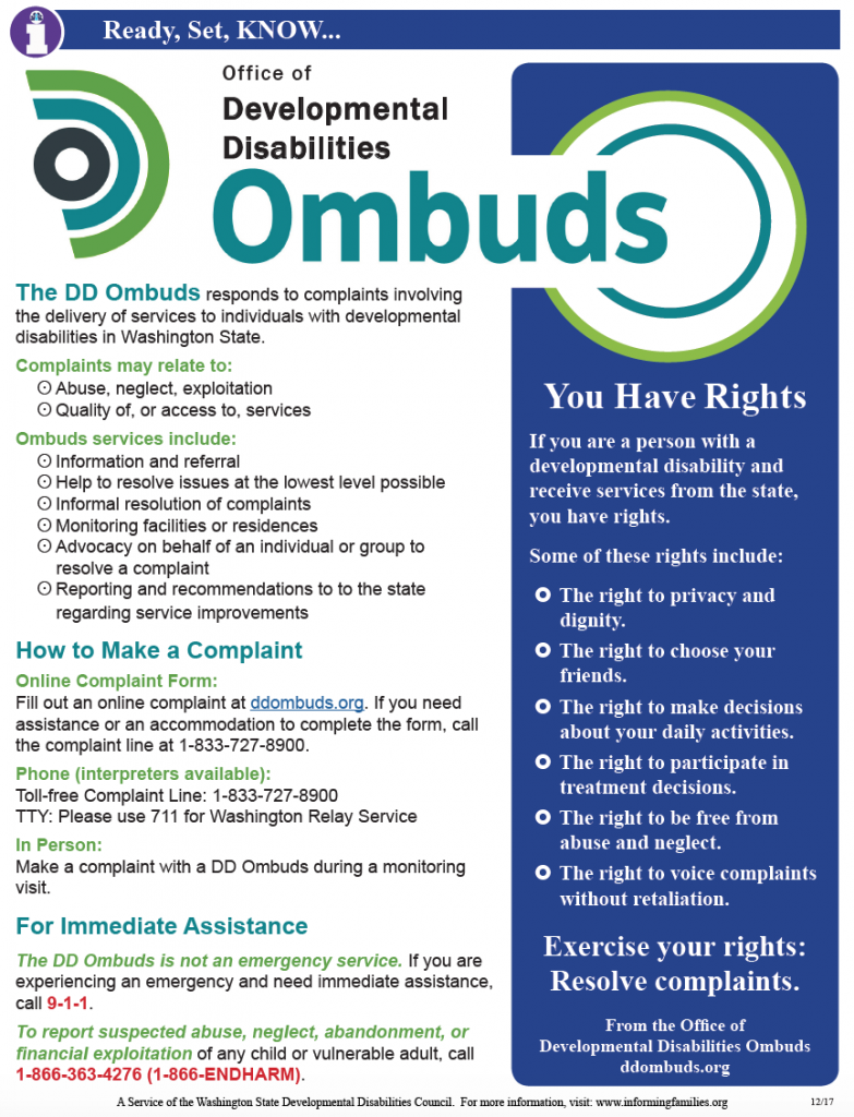 DD Ombuds bulletin