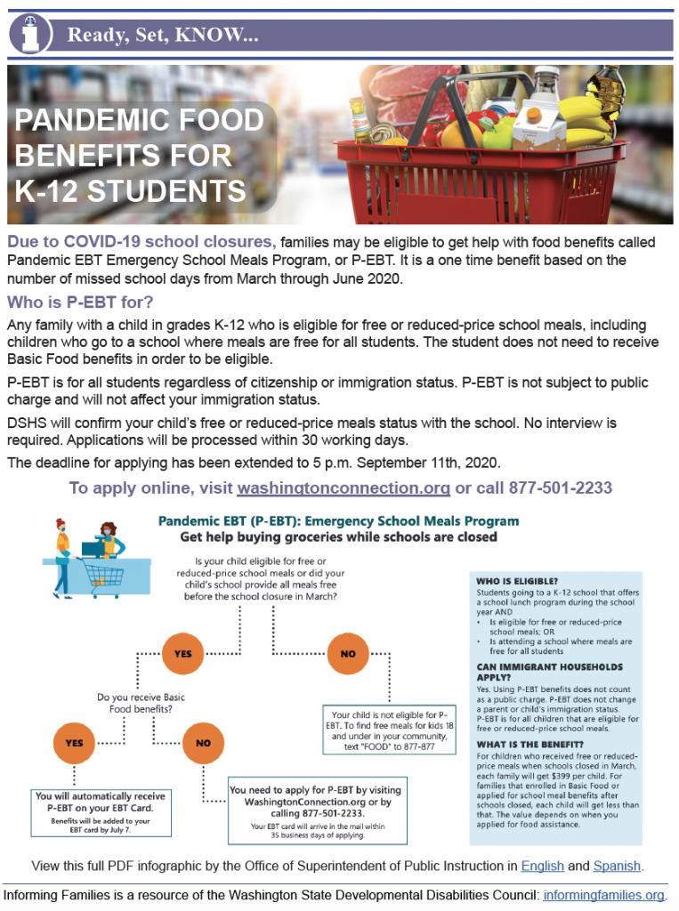 Thumbnail image of the one page bulletin on Pandemic EBT.