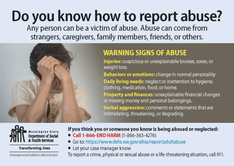 Help Protect Vulnerable Adults Reporting Concerns Informing Families